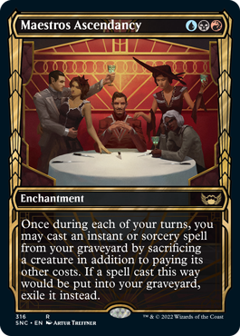 [316]【EN】【FOIL】■ショーケース■貴顕廊一家の隆盛/Maestros Ascendancy【SNC】[R][多色]