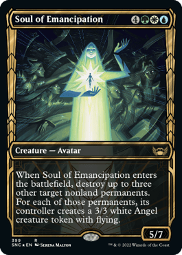 [399]【EN】【箔押しFOIL】■ショーケース■解脱の魂/Soul of Emancipation【SNC】[R][多色]