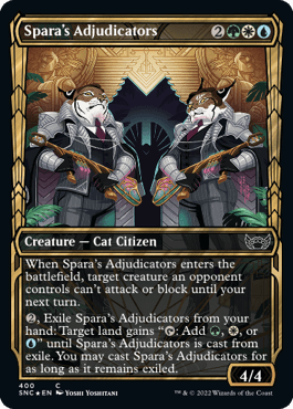 [400]【EN】【箔押しFOIL】■ショーケース■スパーラの審判者/Spara's Adjudicators【SNC】[C][多色]