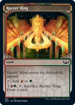 [352]【EN】【FOIL】■ショーケース■環状競走路/Racers' Ring【SNC】[C][土地]