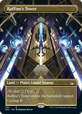[292]【EN】【FOIL】■ボーダーレス■ラフィーンの塔/Raffine's Tower【SNC】[R][土地]