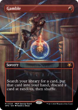 [024]【EN】■ボーダーレス■ギャンブル/Gamble【SPG】[M][赤]