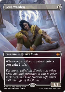 [065]【EN】【FOIL】■ボーダーレス■魂の管理人/Soul Warden【SPG】[M][白]