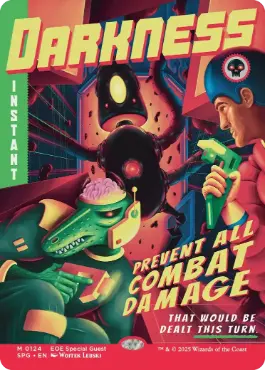 [124]【EN】【FOIL】■ショーケース■暗黒/Darkness【SPG】[M][黒]
