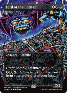 [088]【EN】【FOIL】■ボーダーレス■アンデッドの王/Lord of the Undead【SPG】[M][黒]