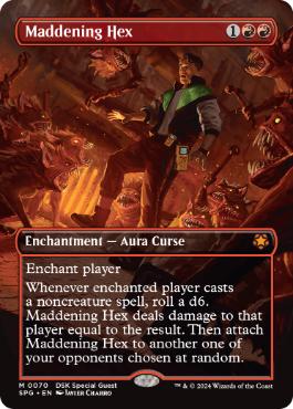 [070]【EN】【FOIL】■ボーダーレス■狂乱の呪詛/Maddening Hex【SPG】[M][赤]