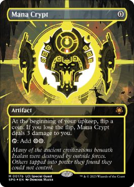 [017]【EN】【ネオンインクFOIL】■ボーダーレス■魔力の墓所/Mana Crypt》(黄)【SPG】[M][茶]