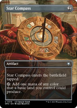 [018]【EN】【FOIL】■ボーダーレス■星のコンパス/Star Compass【SPG】[U][茶]
