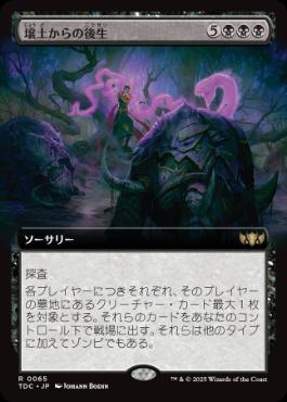 [065]【JP】■拡張アート■壌土からの後生/Afterlife from the Loam【TDC】[R][黒]