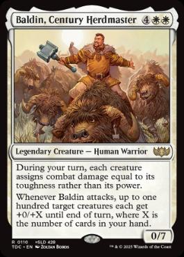 [110]【EN】世紀の群れ使い、バルディン/Baldin, Century Herdmaster》/E. Honda, Sumo Champion【TDC】[R][白]