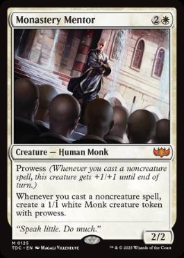 [125]【EN】僧院の導師/Monastery Mentor【TDC】[M][白]