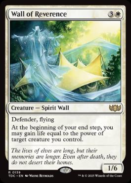[139]【EN】崇敬の壁/Wall of Reverence【TDC】[R][白]