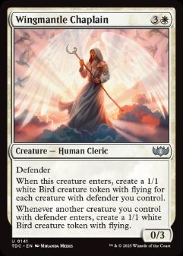 [141]【EN】翼套の司祭/Wingmantle Chaplain【TDC】[U][白]