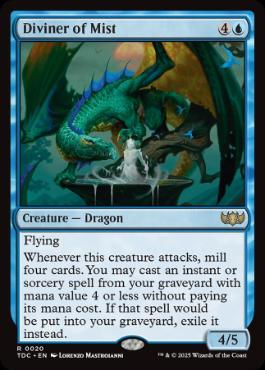 [020]【EN】霧の卜占師/Diviner of Mist【TDC】[R][青]