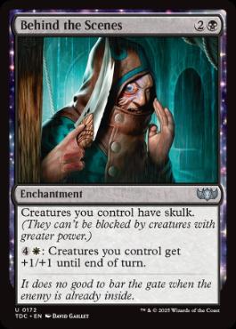 [172]【EN】裏工作/Behind the Scenes【TDC】[U][黒]