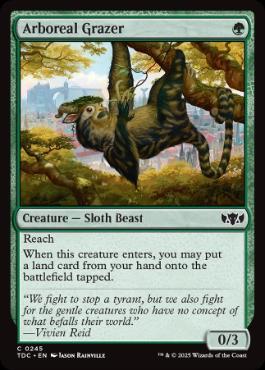 [245]【EN】樹上の草食獣/Arboreal Grazer【TDC】[C][緑]