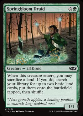 [271]【EN】春花のドルイド/Springbloom Druid【TDC】[C][緑]