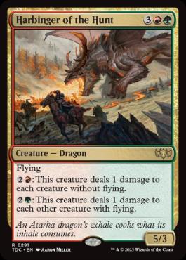 [291]【EN】狩りの先駆け/Harbinger of the Hunt【TDC】[R][多色]