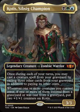 [005]【EN】【FOIL】■ボーダーレス■シブシグの勇者、コーティス/Kotis, Sibsig Champion【TDC】[M][多色]