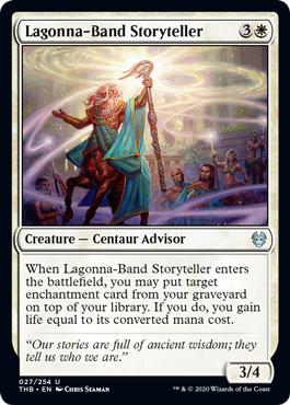 [027]【EN】ラゴンナ団の語り部/Lagonna-Band Storyteller【THB】[U][白]