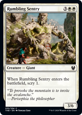 [035]【EN】轟く歩哨/Rumbling Sentry【THB】[C][白]