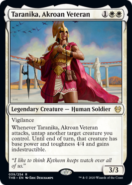 [039]【EN】アクロスの古参兵、タラニカ/Taranika, Akroan Veteran【THB】[R][白]