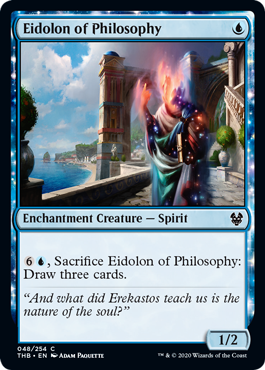 [048]【EN】哲学の幻霊/Eidolon of Philosophy【THB】[C][青]