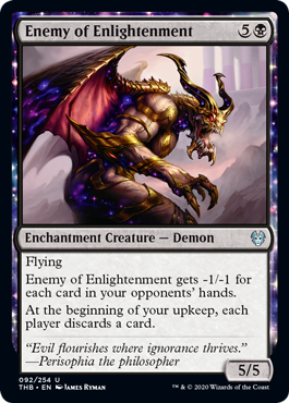 [092]【EN】啓蒙の敵/Enemy of Enlightenment【THB】[U][黒]