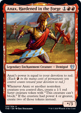 [125]【EN】鍛冶で鍛えられしアナックス/Anax, Hardened in the Forge【THB】[U][赤]