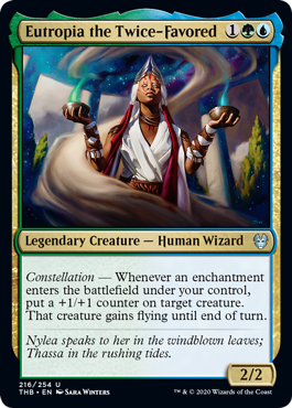 [216]【EN】二柱に愛されしユートロピア/Eutropia the Twice-Favored【THB】[U][多色]