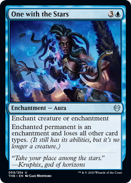 [059]【EN】【FOIL】星々とあるもの/One with the Stars【THB】[U][青]