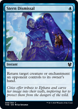 [068]【EN】【FOIL】厳格な放逐/Stern Dismissal【THB】[C][青]