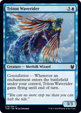 [078]【EN】【FOIL】トリトンの波渡り/Triton Waverider【THB】[C][青]