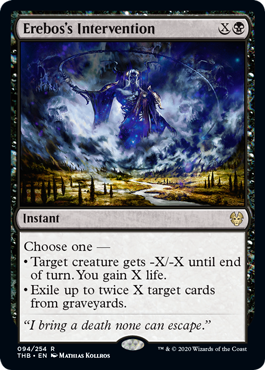 [094]【EN】【FOIL】エレボスの介入/Erebos's Intervention【THB】[R][黒]