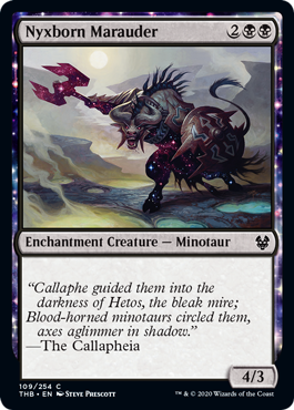 [109]【EN】【FOIL】ニクス生まれの匪賊/Nyxborn Marauder【THB】[C][黒]