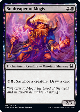 [115]【EN】【FOIL】モーギスの魂刈り/Soulreaper of Mogis【THB】[C][黒]