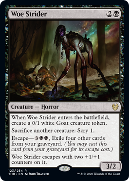 [123]【EN】【FOIL】悲哀の徘徊者/Woe Strider【THB】[R][黒]