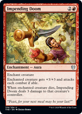 [139]【EN】【FOIL】さし迫った破滅/Impending Doom【THB】[U][赤]
