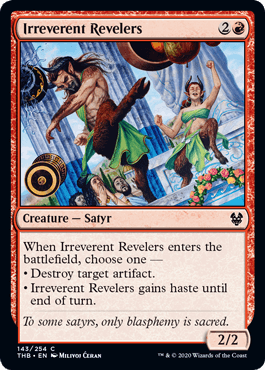 [143]【EN】【FOIL】不遜な歓楽者/Irreverent Revelers【THB】[C][赤]
