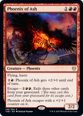 [148]【EN】【FOIL】灰のフェニックス/Phoenix of Ash【THB】[R][赤]