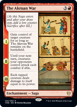 [124]【EN】【FOIL】アクロス戦争/The Akroan War【THB】[R][赤]