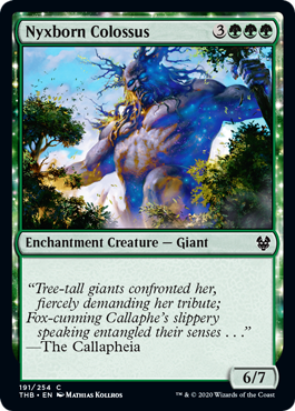 [191]【EN】【FOIL】ニクス生まれの巨人/Nyxborn Colossus【THB】[C][緑]