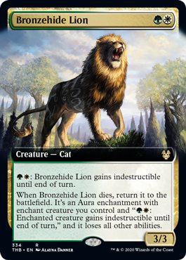 [334]【EN】■拡張アート■青銅皮ライオン/Bronzehide Lion【THB】[R][多色]