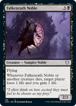 [128]【EN】ファルケンラスの貴族/Falkenrath Noble【VOC】[U][黒]