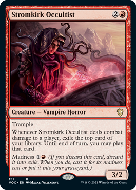 [151]【EN】流城の密教信者/Stromkirk Occultist【VOC】[R][赤]