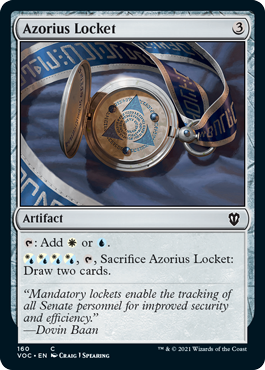 [160]【EN】アゾリウスのロケット/Azorius Locket【VOC】[C][茶]