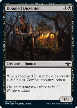 [106]【EN】悪運尽きた造反者/Doomed Dissenter【VOW】[C][黒]