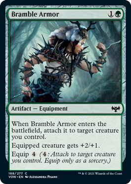 [188]【EN】棘茨の鎧/Bramble Armor【VOW】[C][緑]
