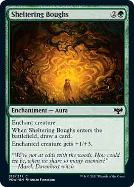 [218]【EN】防護の太枝/Sheltering Boughs【VOW】[C][緑]