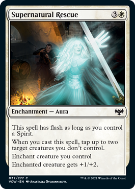 [037]【EN】【FOIL】超常的救出/Supernatural Rescue【VOW】[C][白]